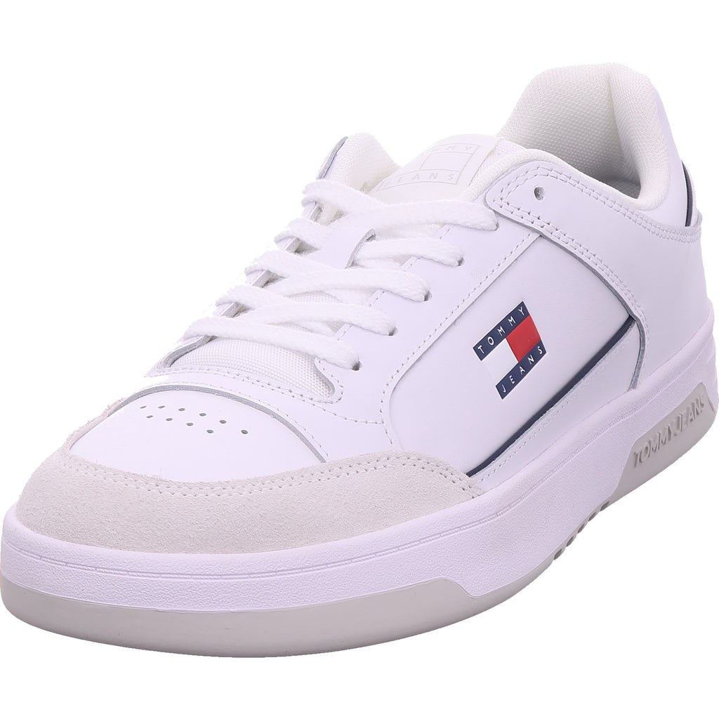 Tommy Hilfiger Herren Sneaker Tjm Cupsole Leather in weiß
