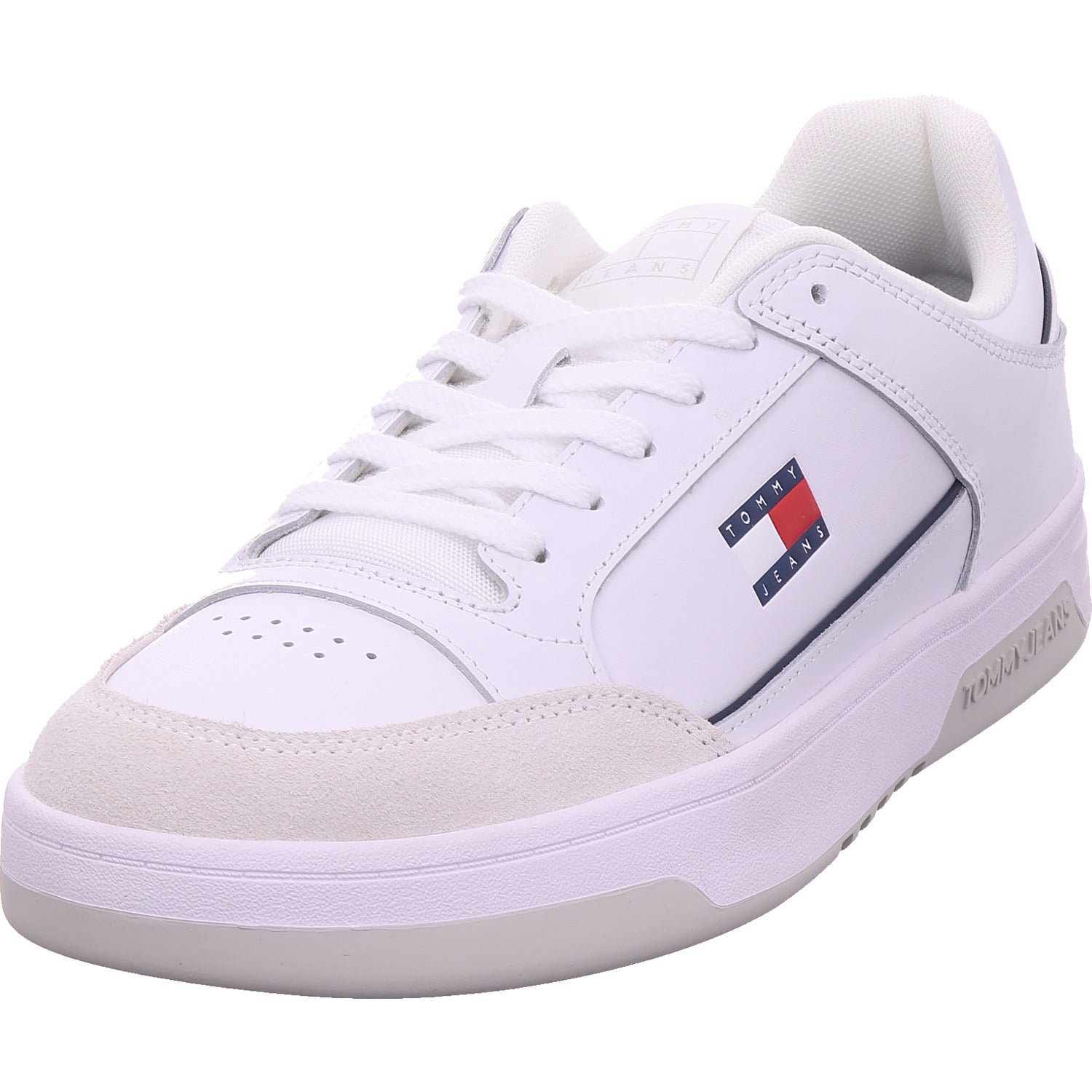 Tommy Hilfiger Herren Sneaker Tjm Cupsole Leather in weiß