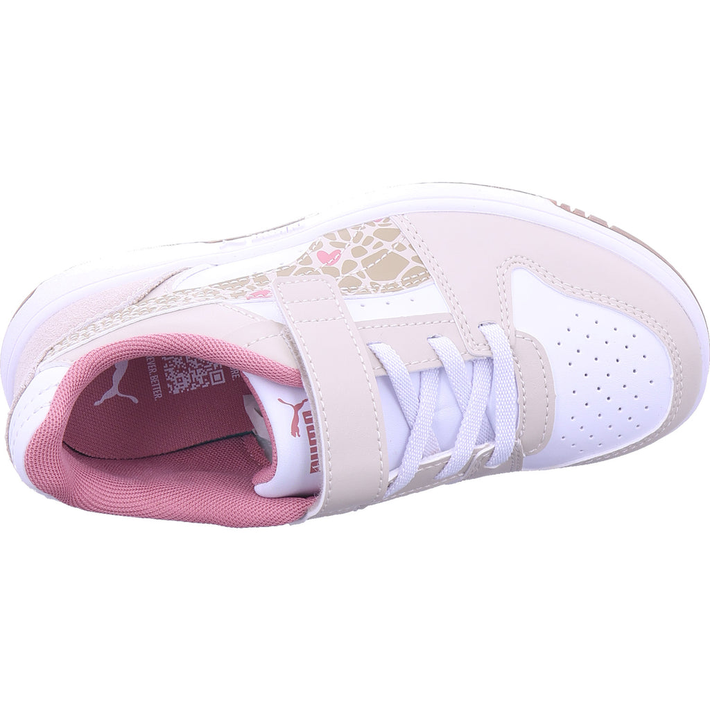 Puma Mädchen Sneaker Rebound V6 Lo W in beige