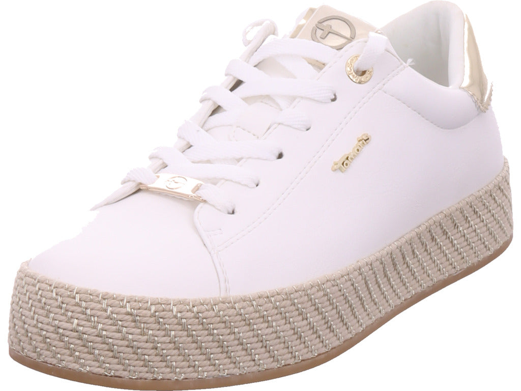 Tamaris women's sneakers in white