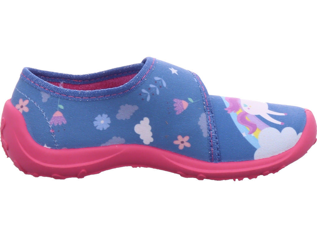 Fischer Girls' Slipper in blue