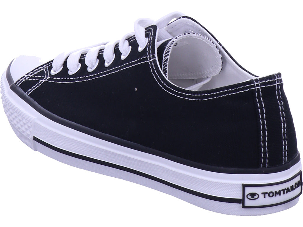 Tom Tailor Damen Textilschuh  in schwarz