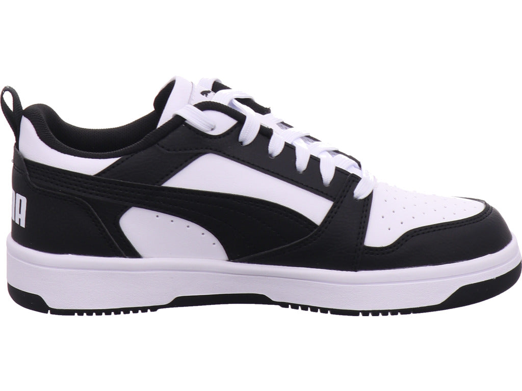 Puma Jungen Halbschuh Rebouns V6 Lo Jr in schwarz