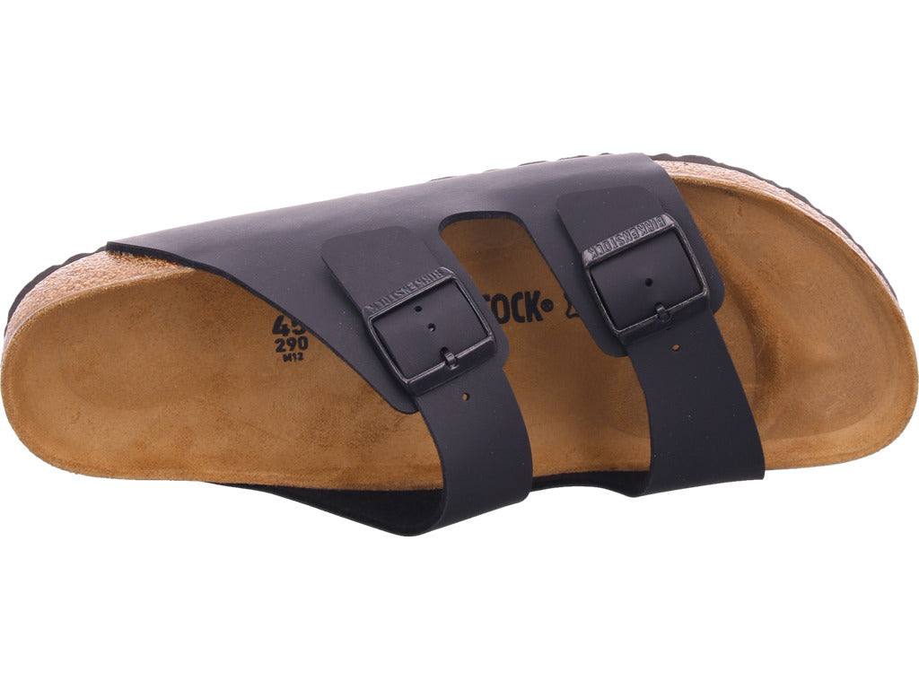 Birkenstock Herren Pantolette Arizona in schwarz