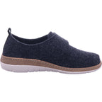 Florett Damen Hausschuh Wenke Slipper in schwarz
