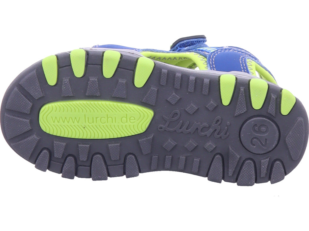Chlapecké sandály Lurchi v modré barvě
