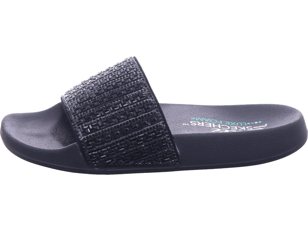 SKECHERS Damen Pantolette  in schwarz