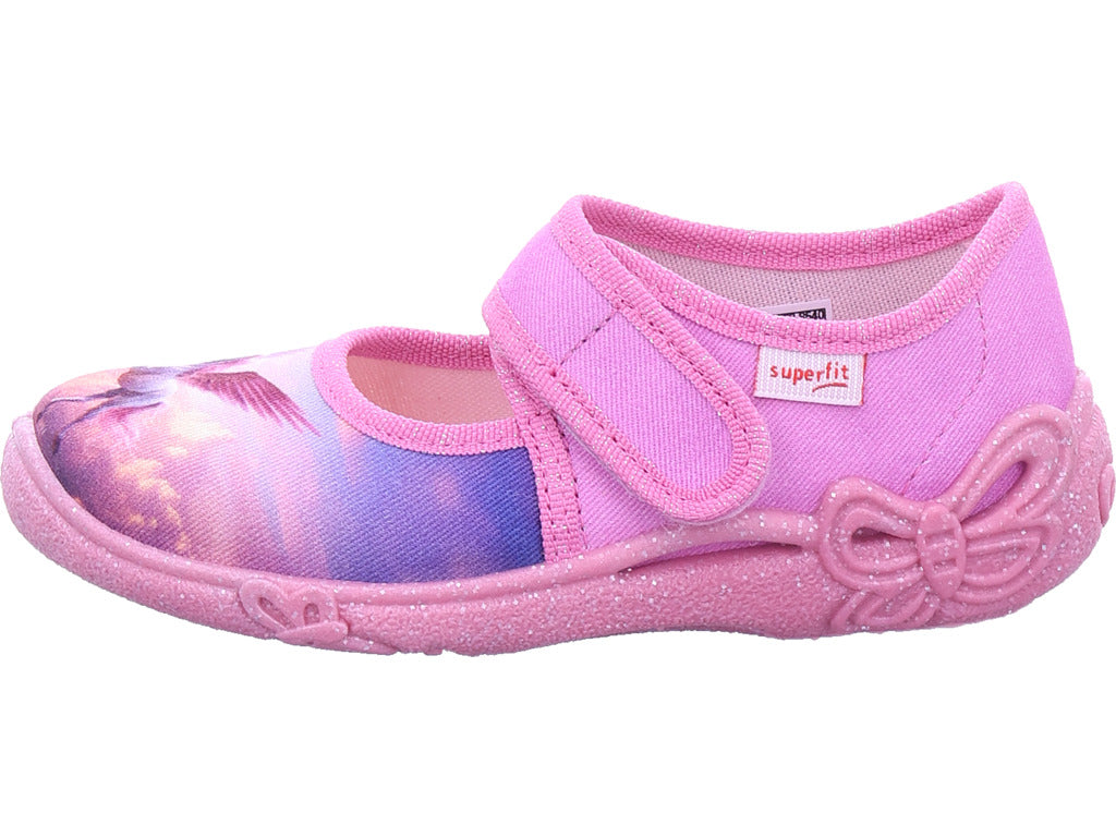 Superfit Girls' Slipper Slipper Textile \ Belinda in pink