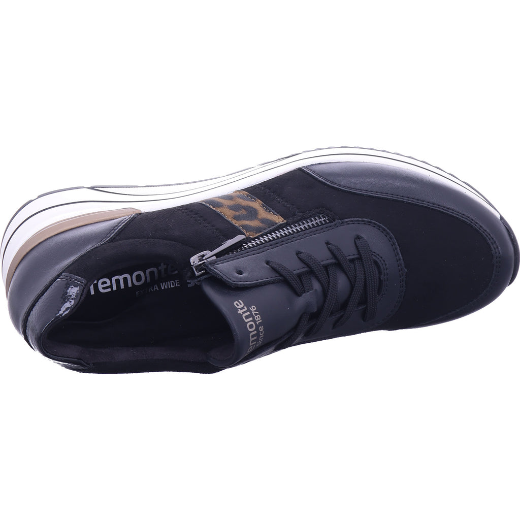 Remonte Damen Sneaker  in schwarz