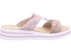 Rieker Women's Mule in Rose