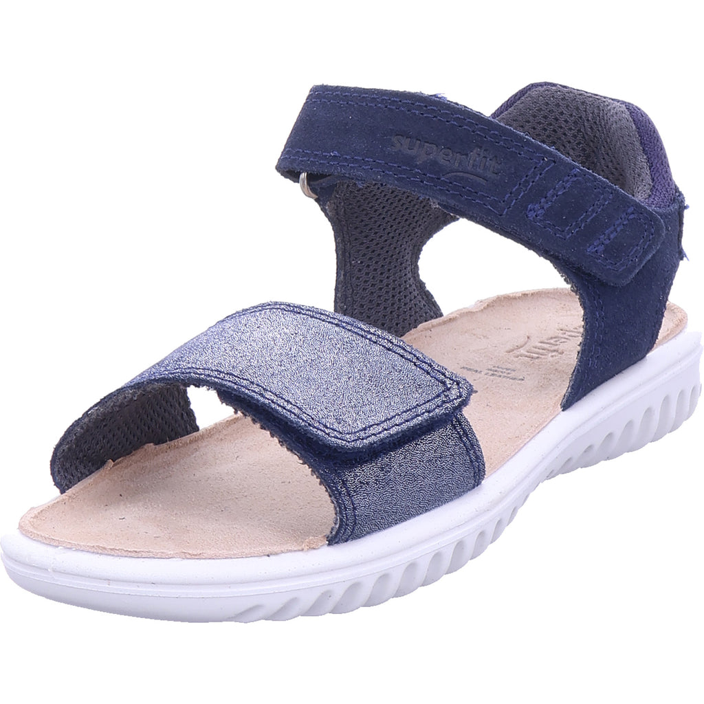 Superfit dívčí sandály Sparkle v modré barvě