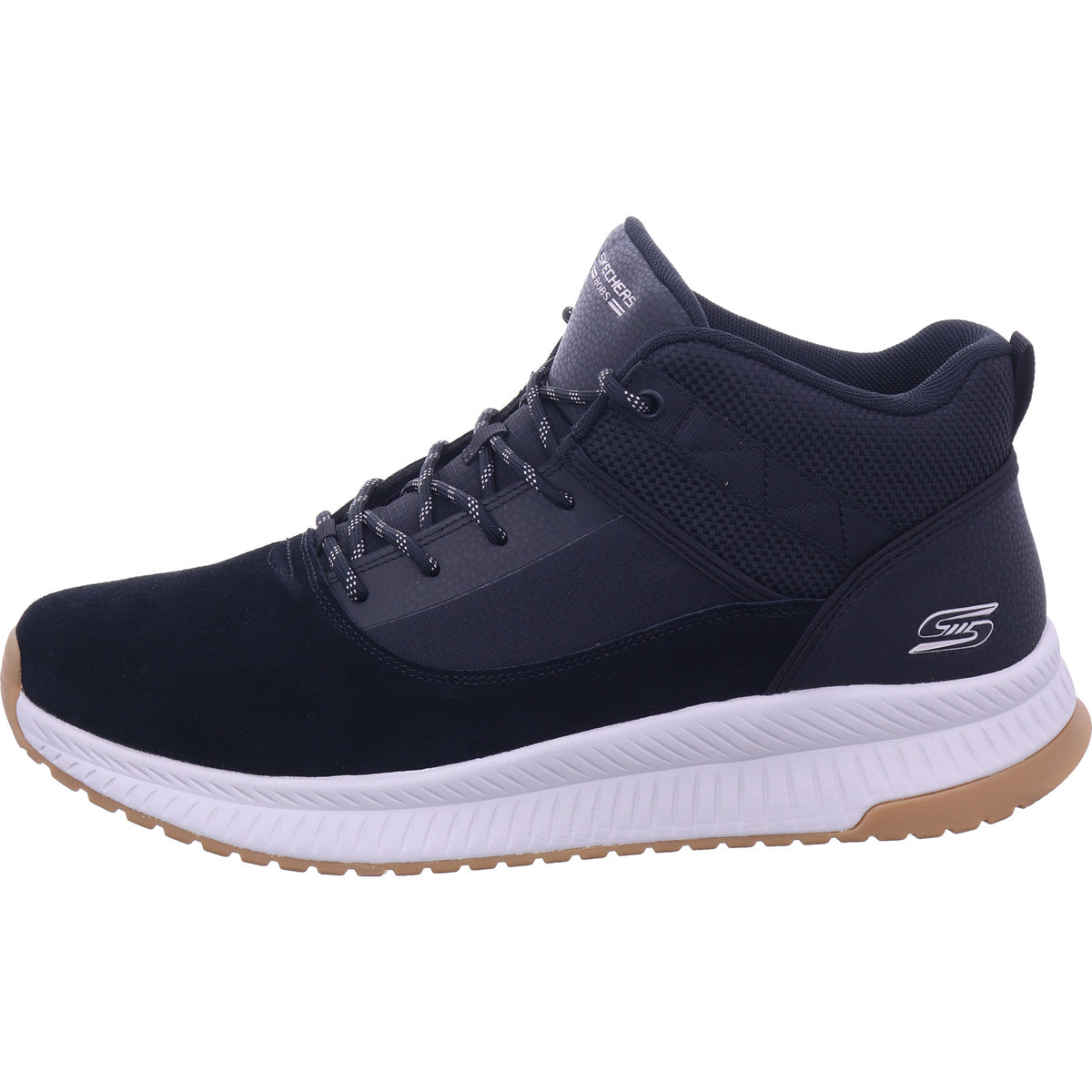 SKECHERS Herren Stiefelette Bobs Squad in schwarz