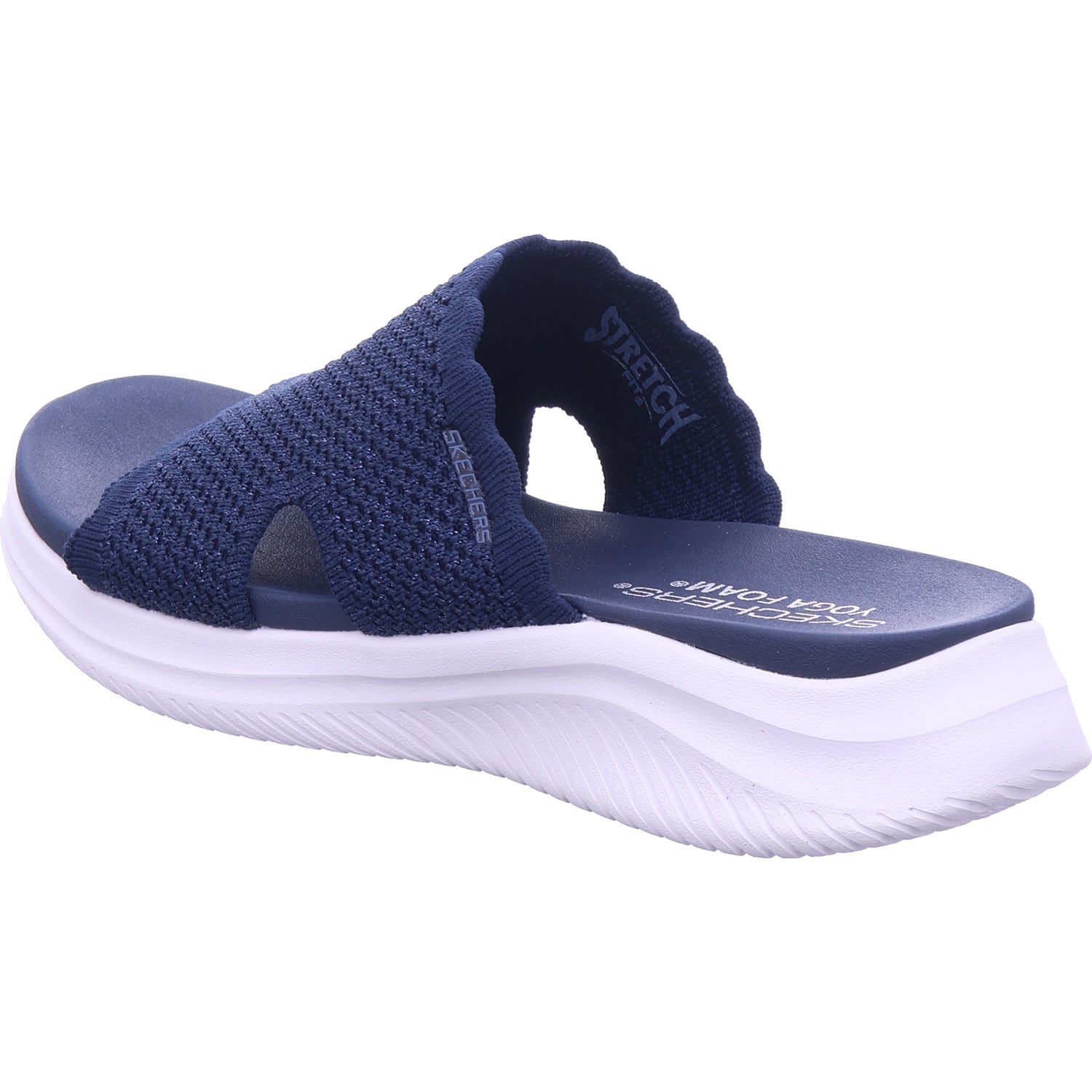 SKECHERS Damen Pantolette Ultra Flex in blau