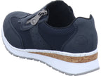 Rieker Damen Slipper Fsk Damen Halbschuhe in blau