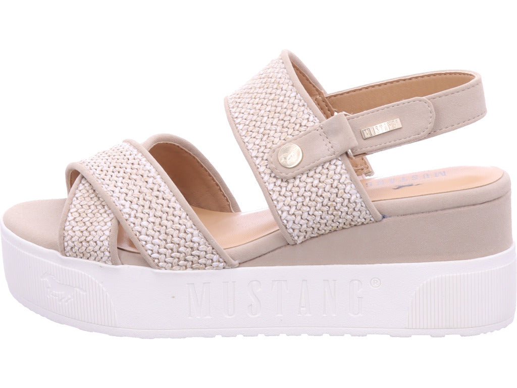 Mustang Damen Sandalette  in beige