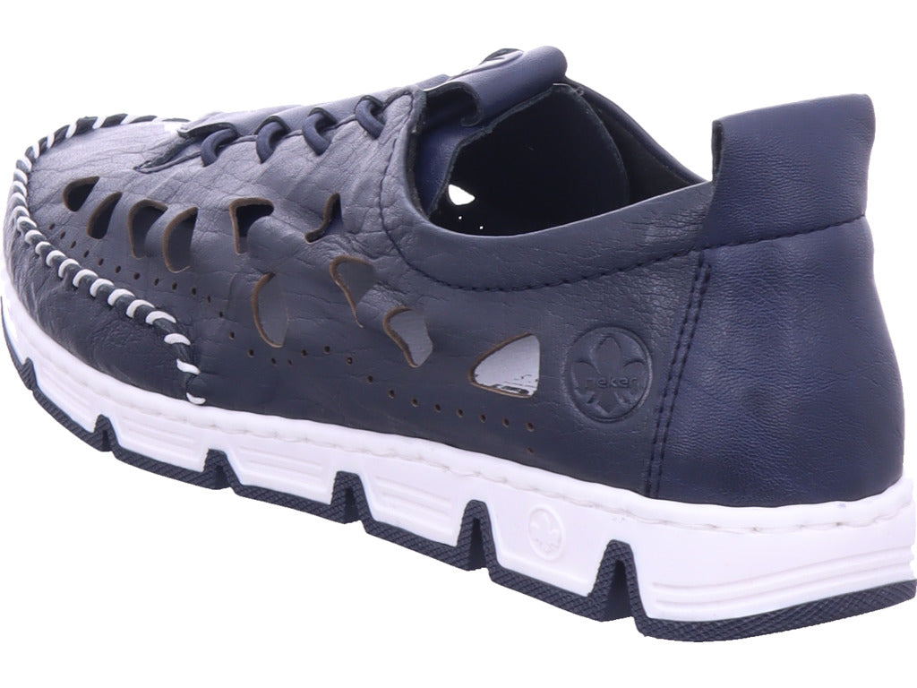 Rieker Damen Slipper  in blau