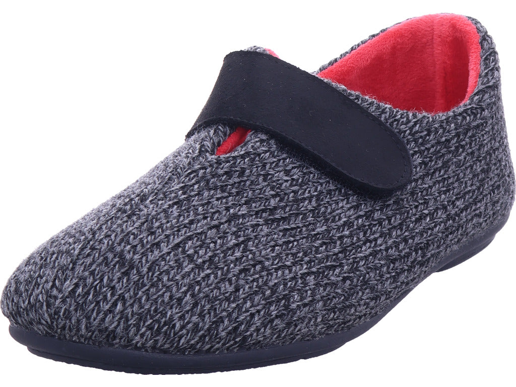 Varomed Damen Hausschuh Binti Slipper in grau