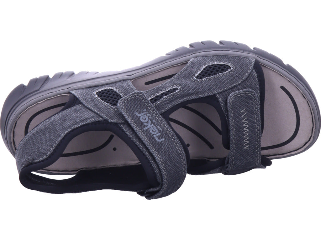 Rieker Herren  Fsk Herren Sandalen in grau