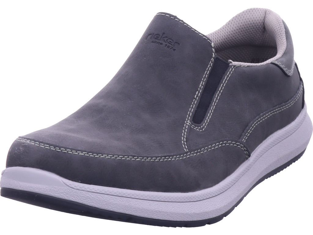 Rieker Herren Slipper Extra Weit in schwarz