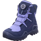 lowa Mädchen Moonboots Milo Evo Gtx Hi Boa Jr in blau