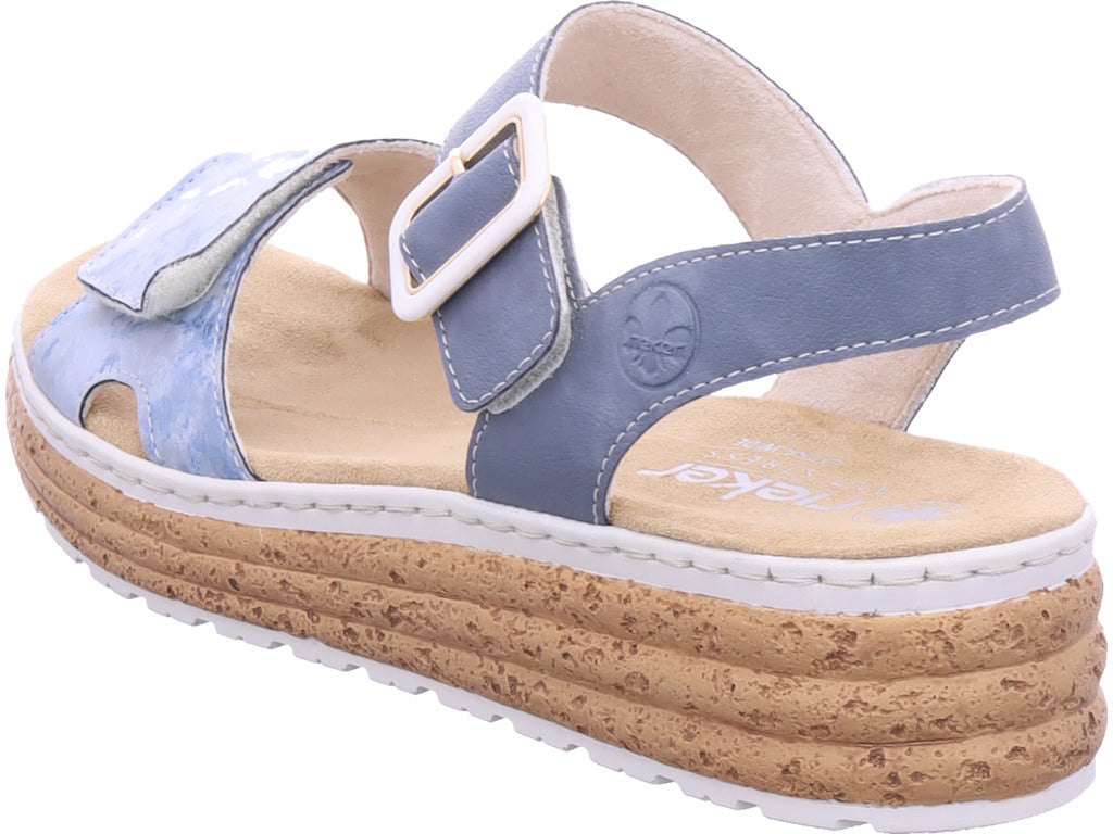Rieker Women's Sandal Fsk Women's Sandals in blue