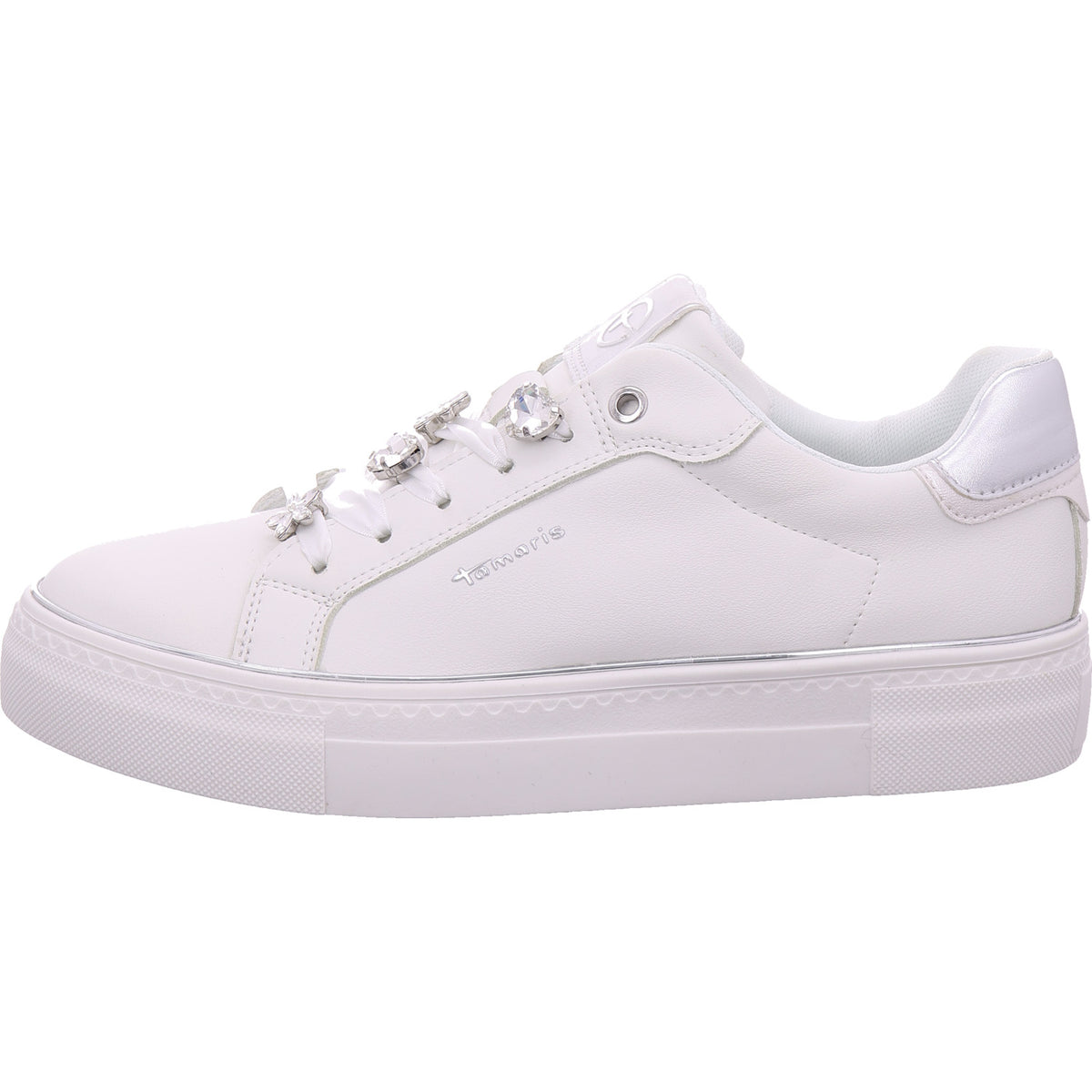 Tamaris Damen Sneaker  in weiß
