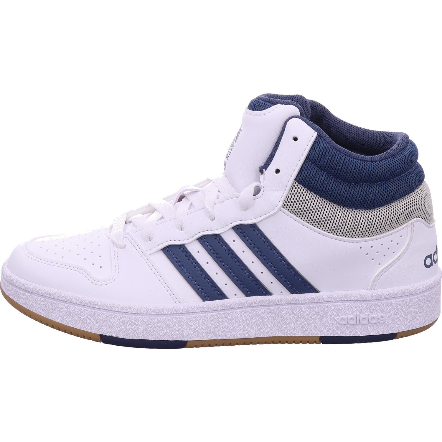 Adidas Jungen Sneaker Hoops Mid Classic J in weiß
