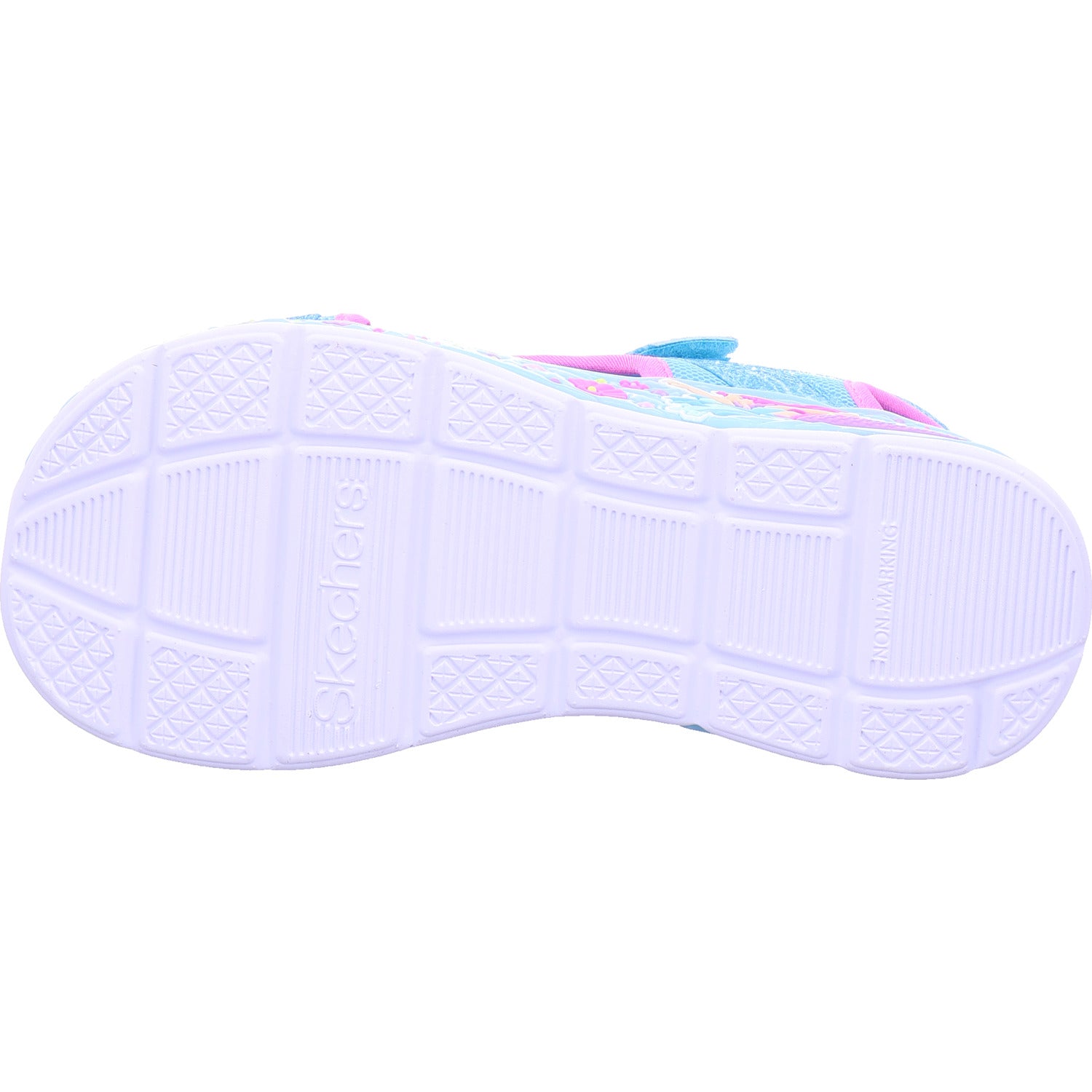 SKECHERS dívčí sandály Mermaid Dreams Sandal v modré barvě