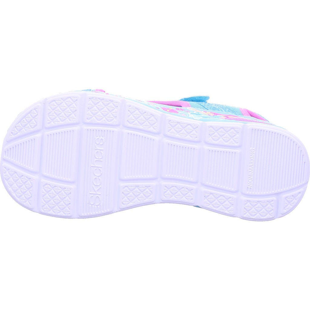 SKECHERS dívčí sandály Mermaid Dreams Sandal v modré barvě