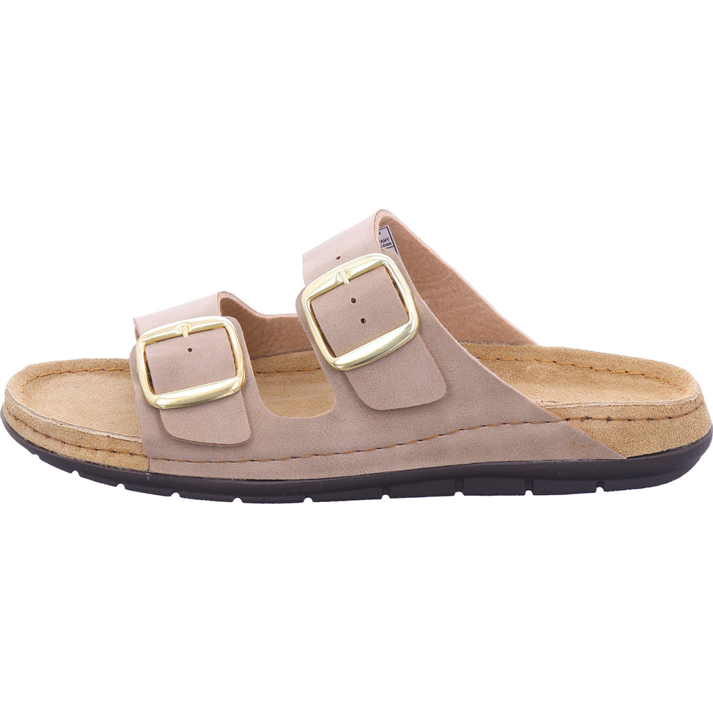 Planet Footwear Damen Pantolette  in sand-taupe