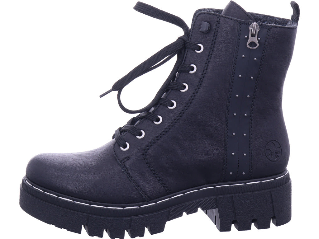 Rieker Damen Stiefel Hwk Damen Stiefel in schwarz