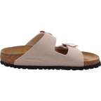 Birkenstock Women's Arizona Flower Buckle Kids Sandals in Beige