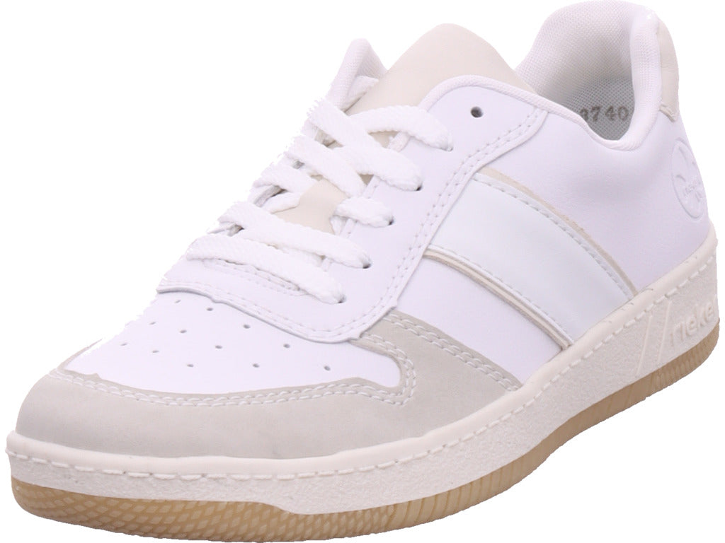 Rieker Damen Sneaker Fsk Damen Halbschuhe in weiß