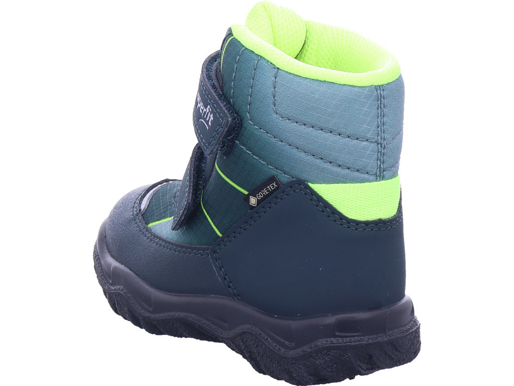 Superfit Boys' Moon Boots Textile \ Husky in Green