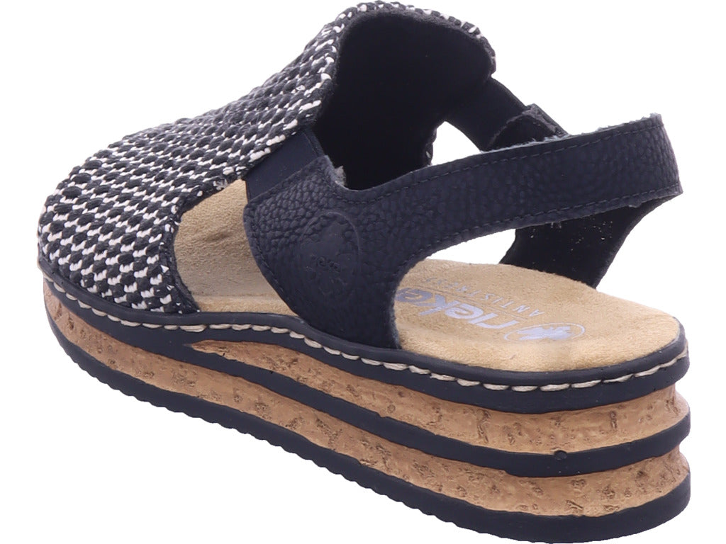 Rieker Women's Sandal Fsk Women's Sandals in black