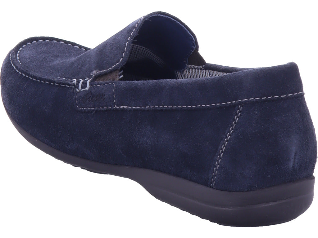 Sioux Herren Slipper Giumelo Extraweite H in blau