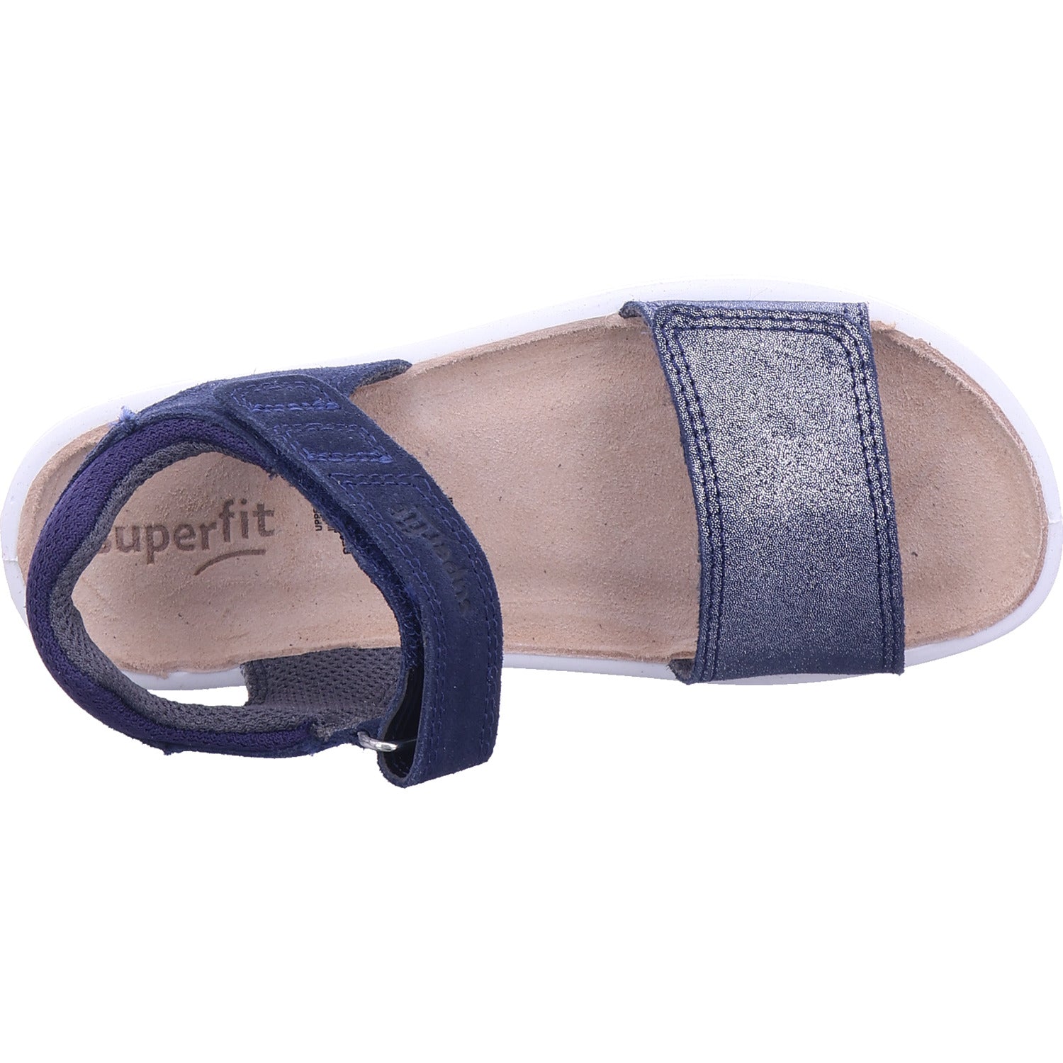 Superfit dívčí sandály Sparkle v modré barvě