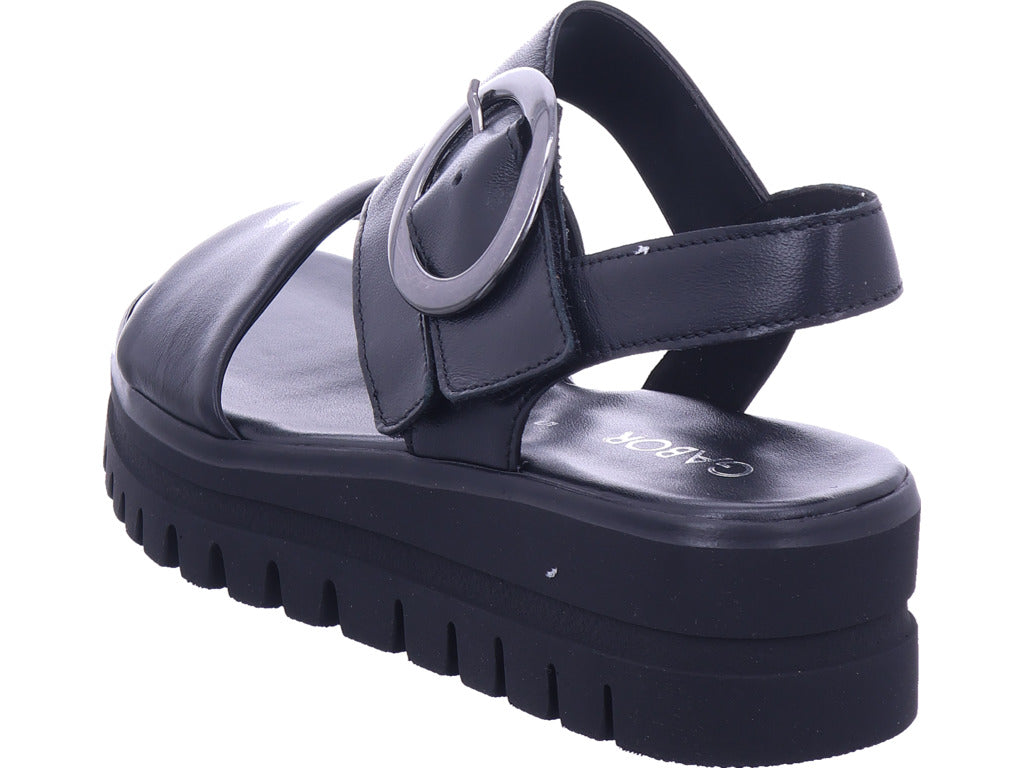 Gabor Damen Sandalette  in schwarz