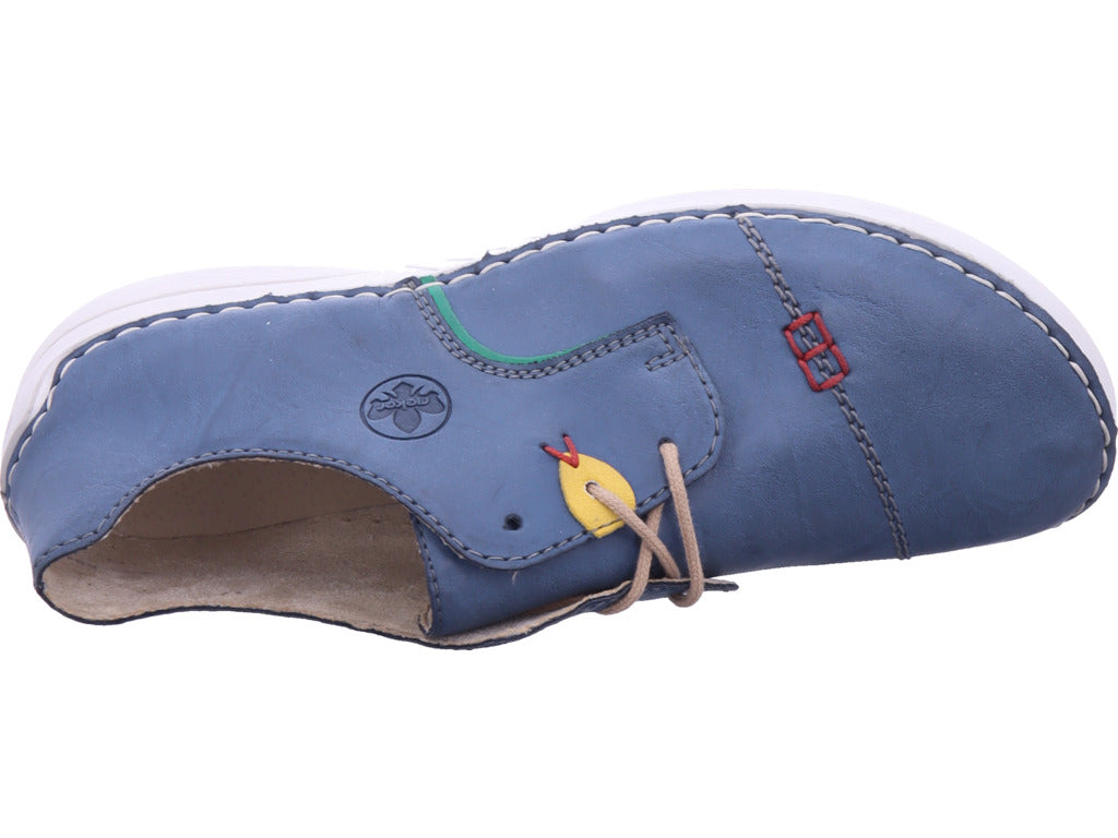 Rieker Damen Sneaker Fsk Damen Halbschuhe in blau