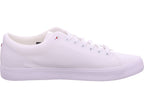 Tommy Hilfiger Herren Halbschuh Th Hi Vulc Low in weiß