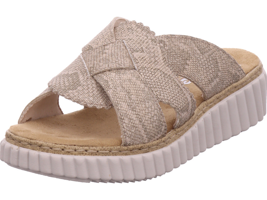 Rieker Women's Mule Fsk Women's Sandals in beige