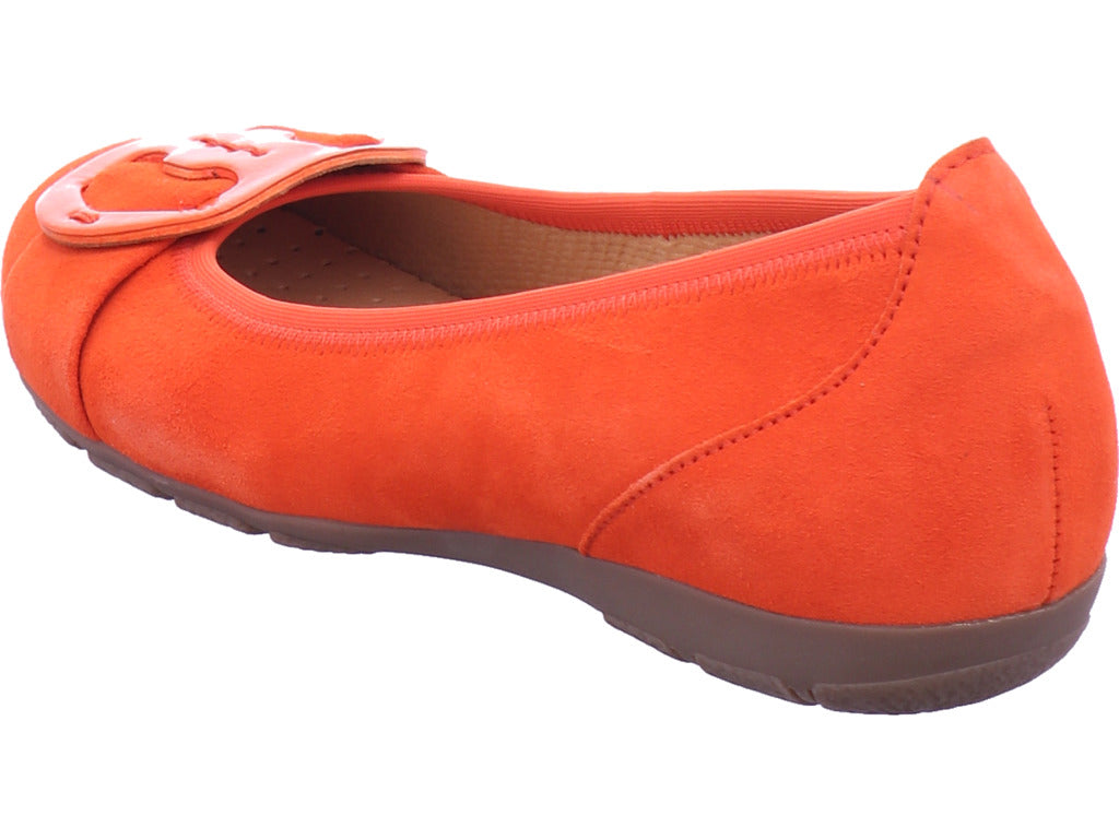 Gabor Women's Ballerinas in Orange
