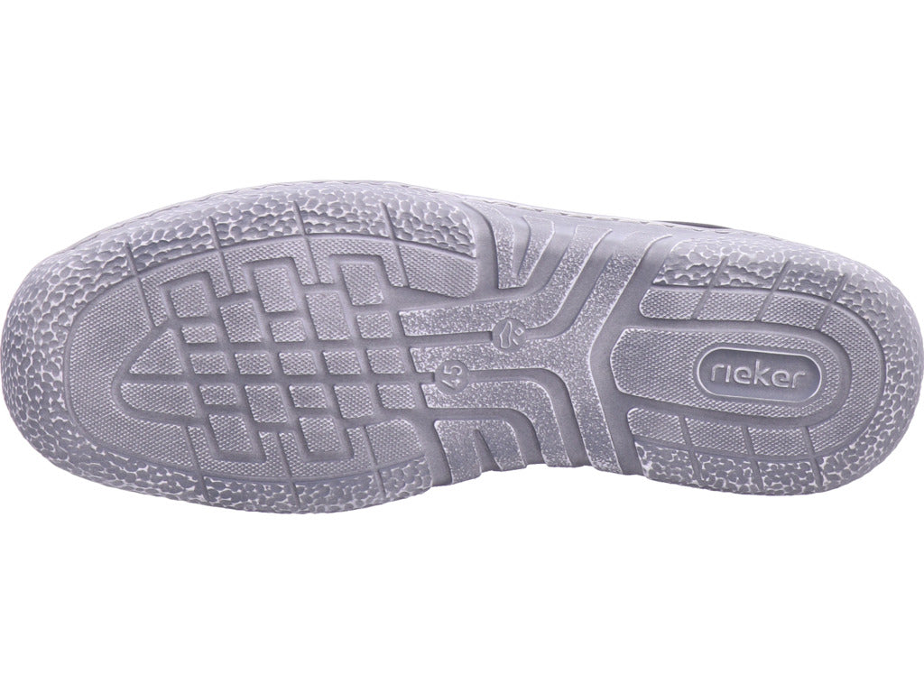 Rieker Herren Slipper Fsk Herren Halbschuhe in schwarz