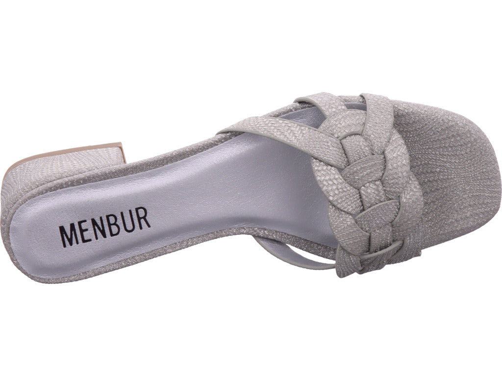 Menbur Damen Pantolette  in silber