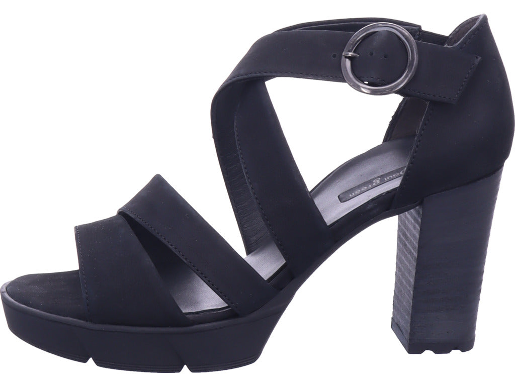 Paul Green Damen Sandale 7942 in schwarz
