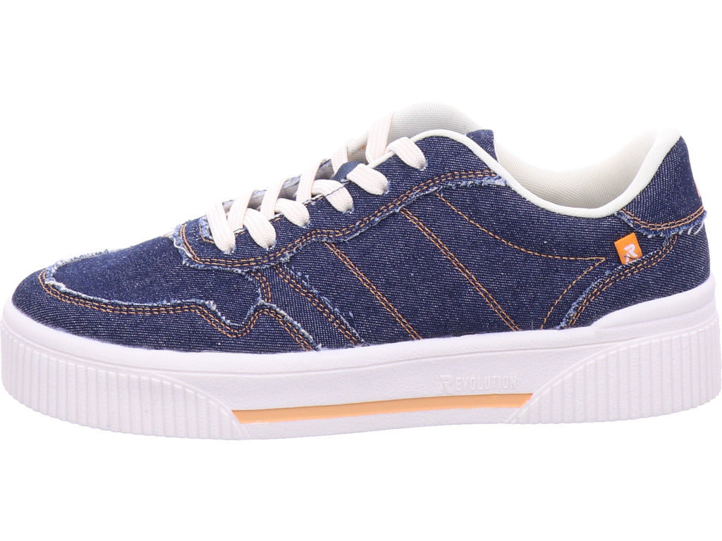 Rieker Damen Sneaker Fsk Damen Halbschuhe in blau