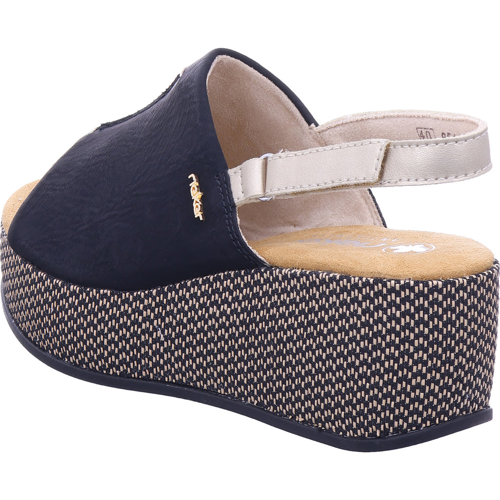 Rieker Women's Sandal in black