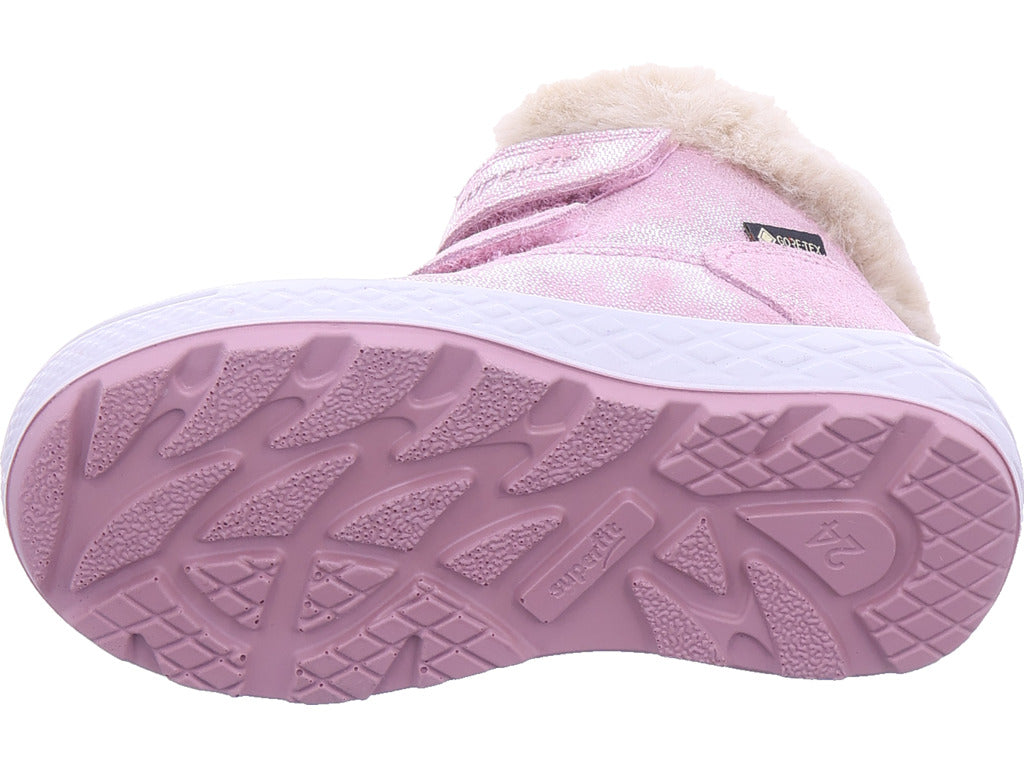 Superfit Mädchen Moonboots Schuh Textil \ Groovy 2.0 in rose