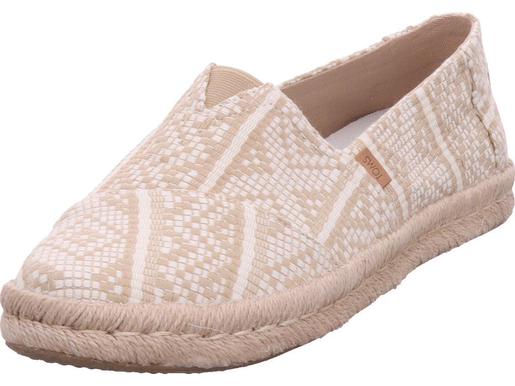 TOMS Dámské baleríny Alpargata Rope 2.0 v béžové barvě
