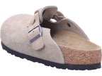 Birkenstock Boston Braided Semiš v hnědé barvě